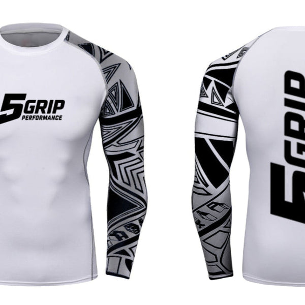 Rashguard blanc X-CORE manches longues