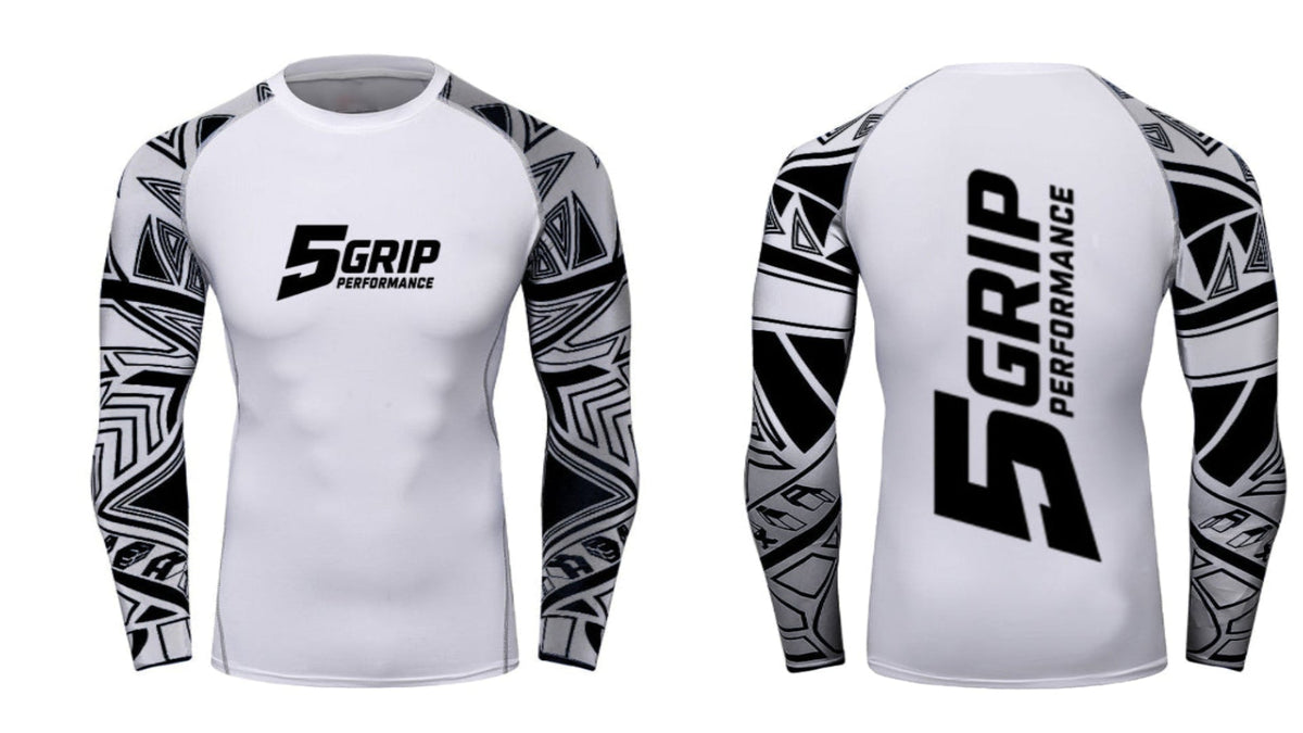 Rashguard blanc X-CORE manches longues