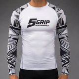 Rashguard blanc manches longues CFJJB
