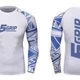 Rashguard bleu X-CORE manches longues
