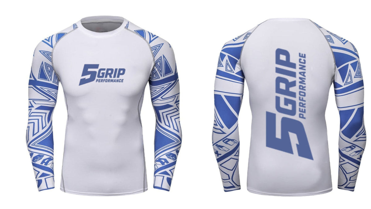 Rashguard bleu X-CORE manches longues