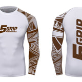 Rashguard marron X-CORE manches longues
