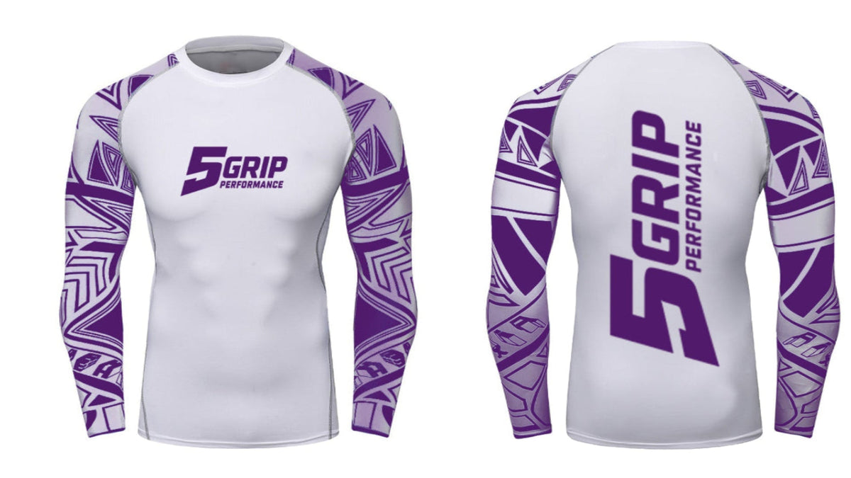 Rashguard violet X-CORE manches longues