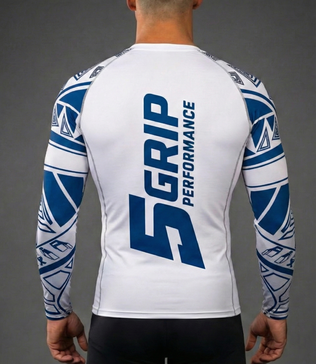 Rashguard manches longues bleu CFJJB