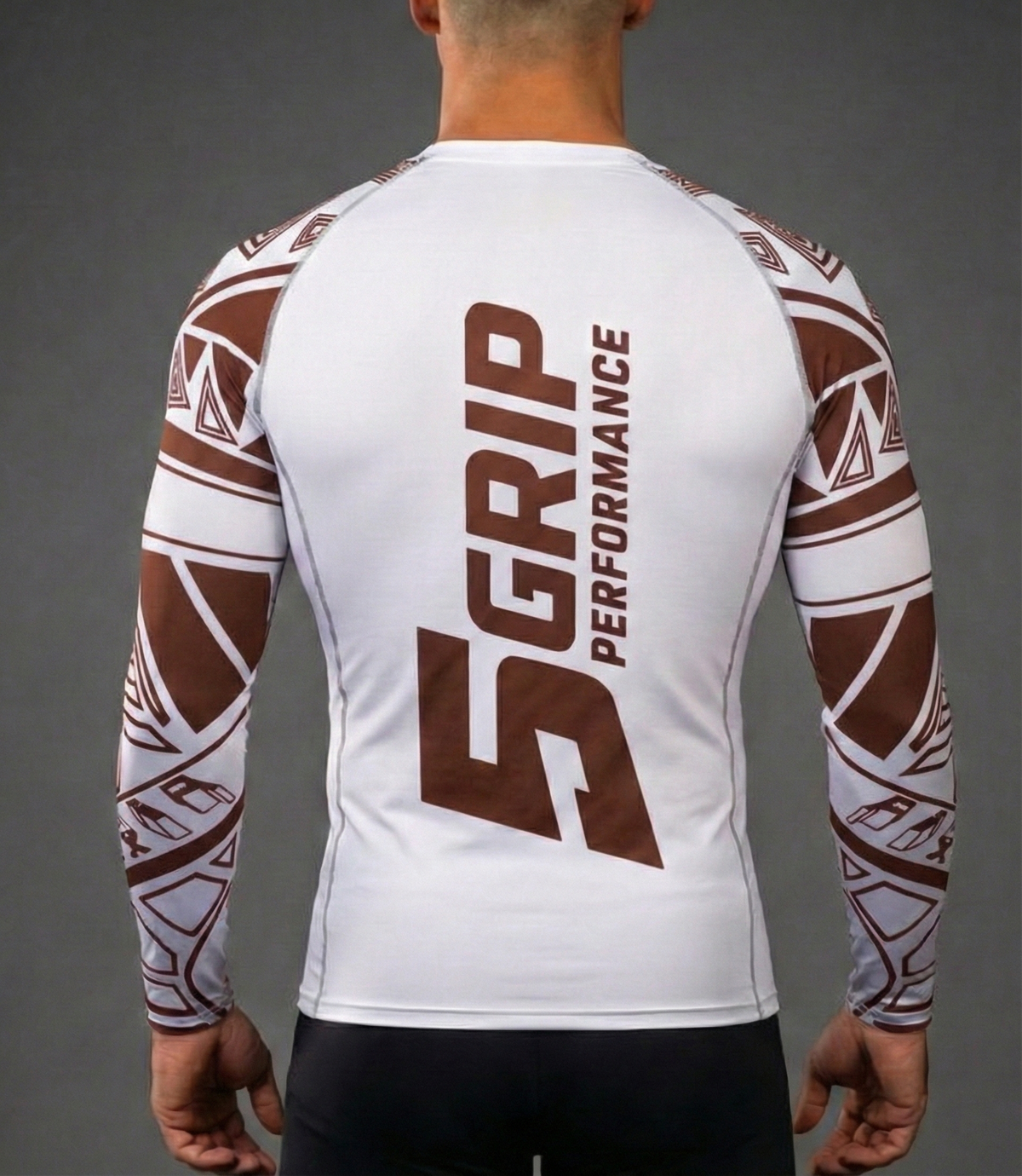 Rashguard manches longues marron CFJJB