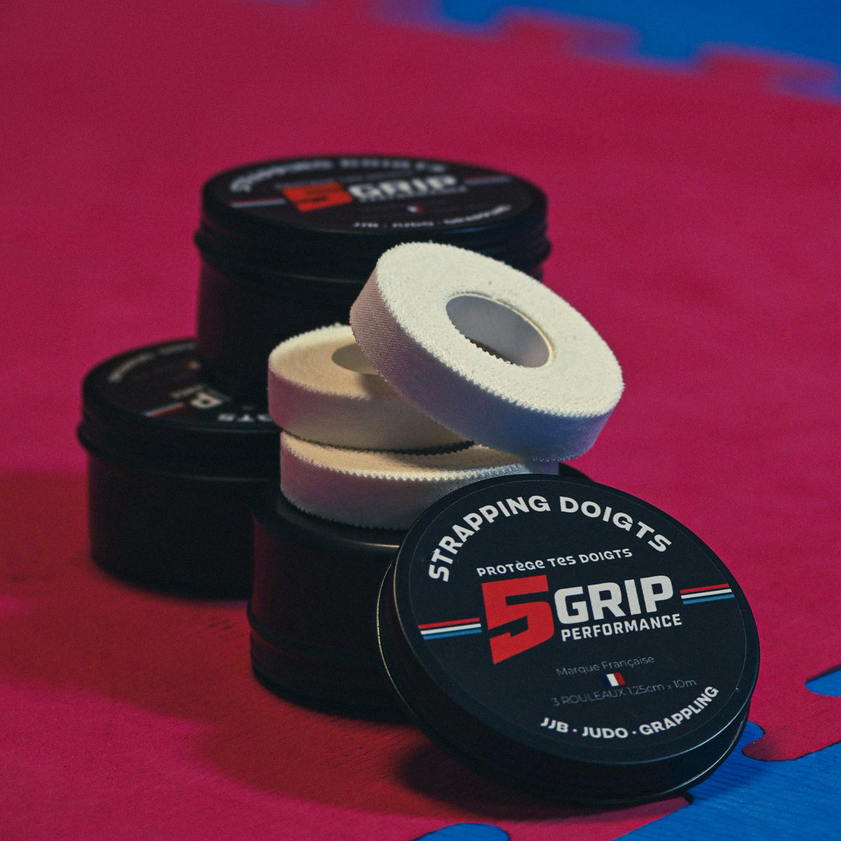 Strap doigts JJB & Judo - Bande strapping doigts