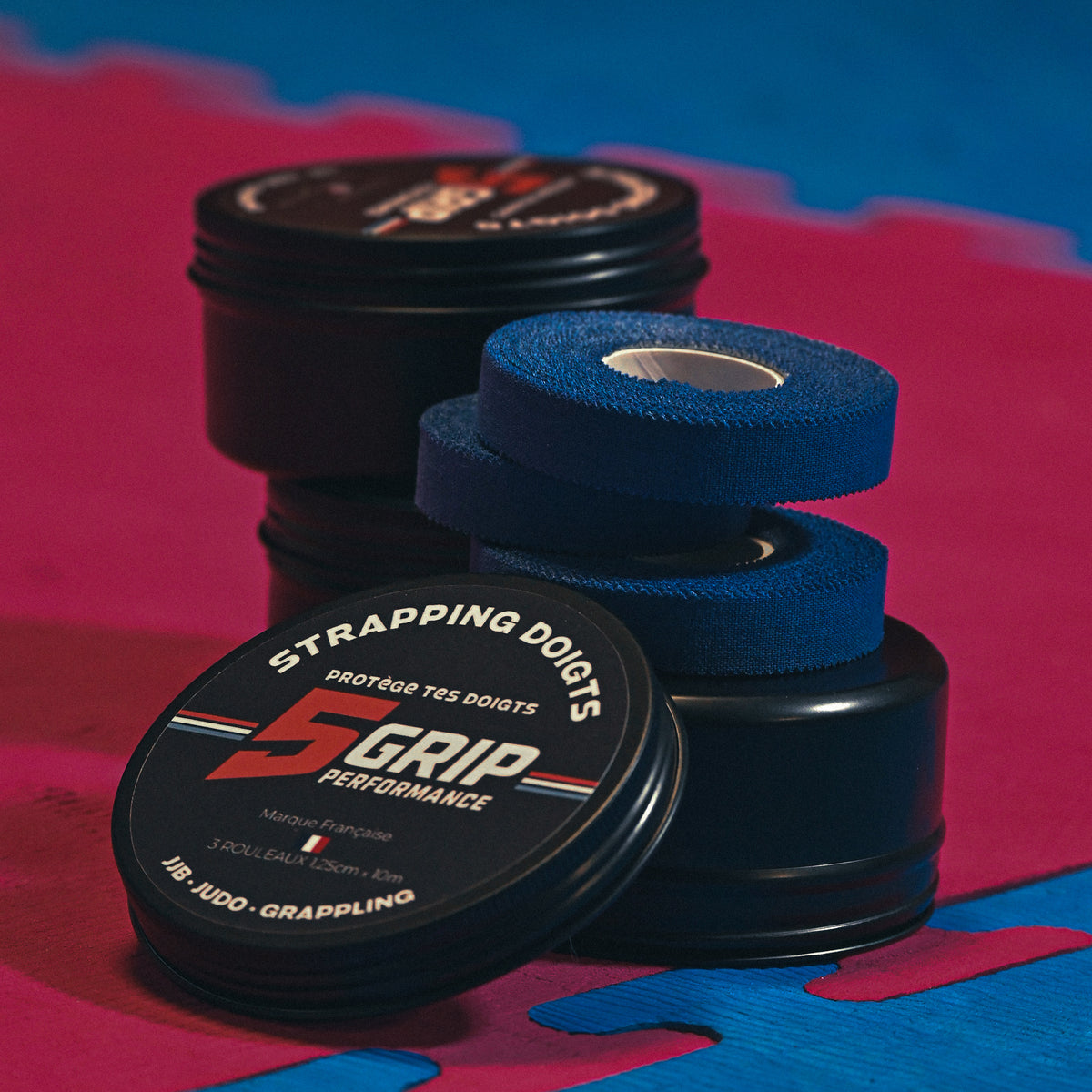 Strap doigts JJB & Judo - Bande strapping doigts