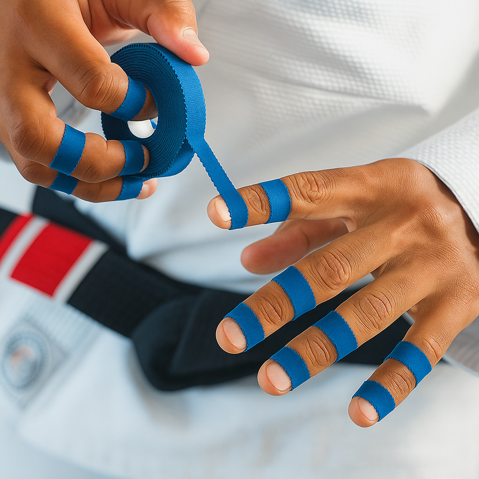 Strap doigts bleu
